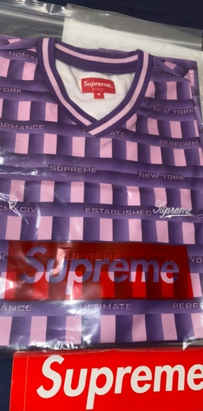 grid soccer jersey supreme